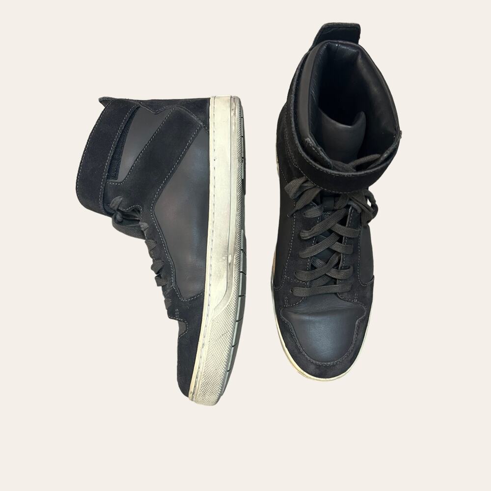 Vince Athens Men’s Brown Leather High Top Sneakers Size 9